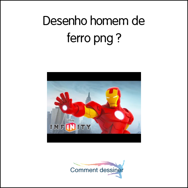 Desenho homem de ferro png